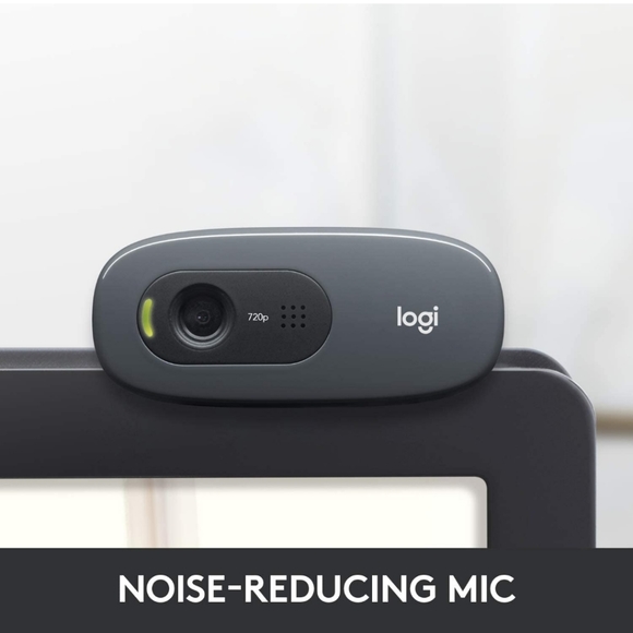 Brand New • Logitech • C270 • HD 720p/30 fps Webcam • Noise Reducing • Mic - Picture 2 of 9